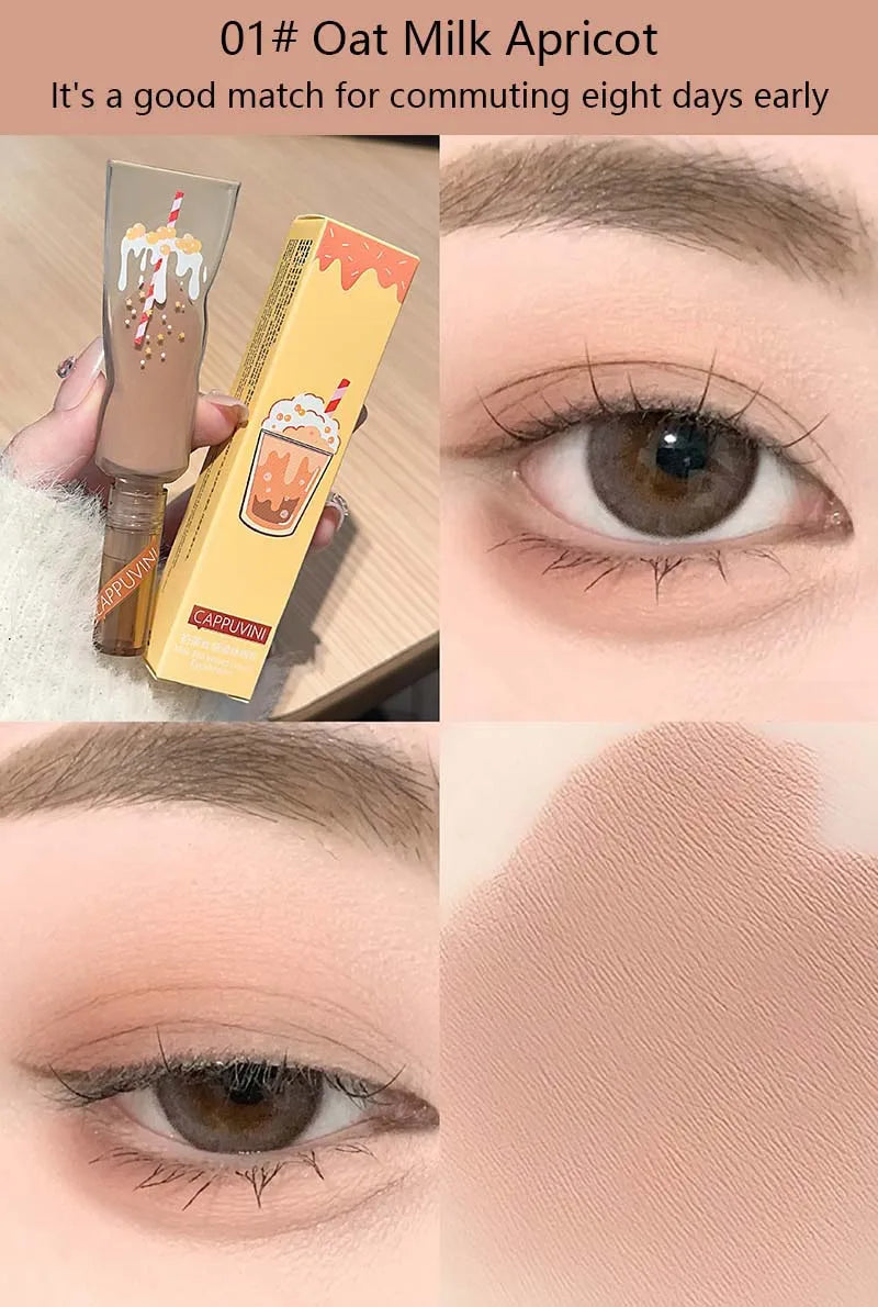 Milk Tea – flytande matt ögonskugga