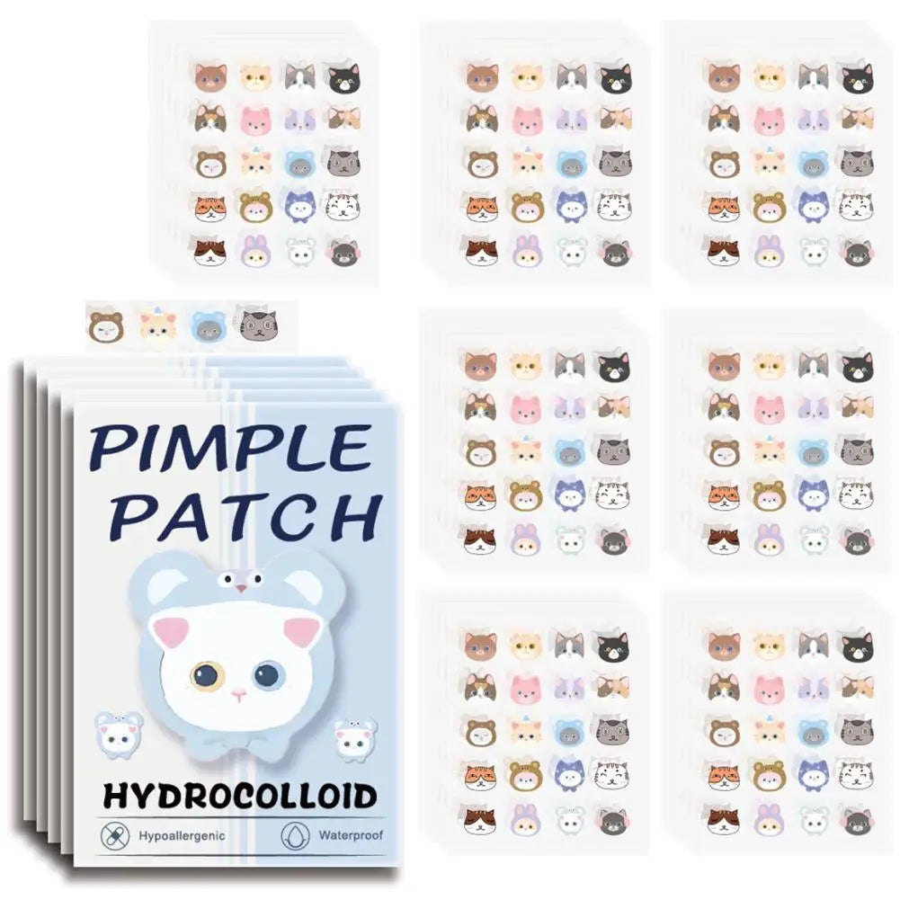 Kawaii Cat Acne Patches – söta kattformade acneplåster