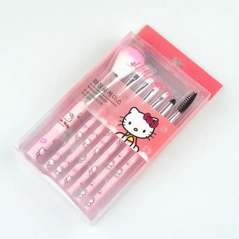 Sanrio Hello Kitty sminkborstset – kawaii makeupborstar i box