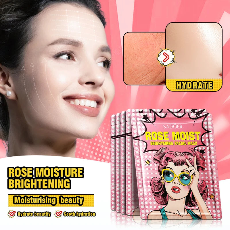 Beauty Fruits ansiktsmasker 8-pack – återfuktande, lystergivande & uppstramande sheet masks