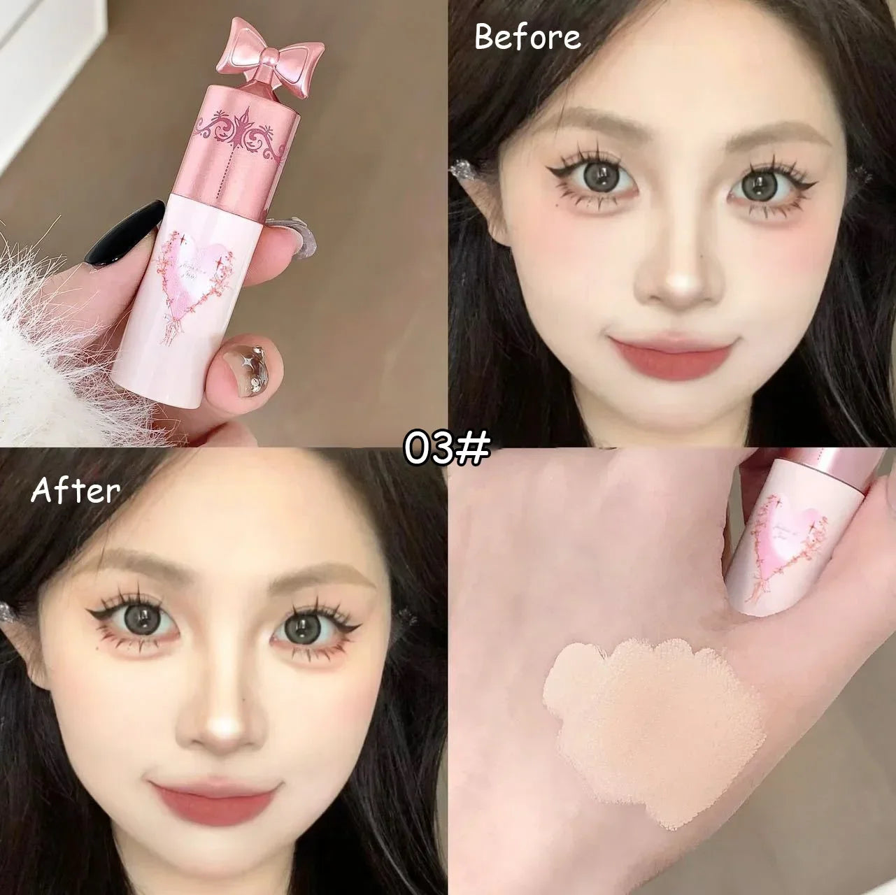 Täckande, återfuktande & matt concealer