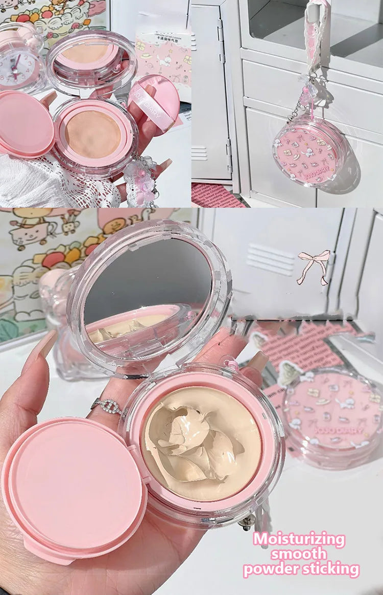 Diary Cat Air Cushion BB Cream – långvarig fukt, oljekontroll & concealer i söt design