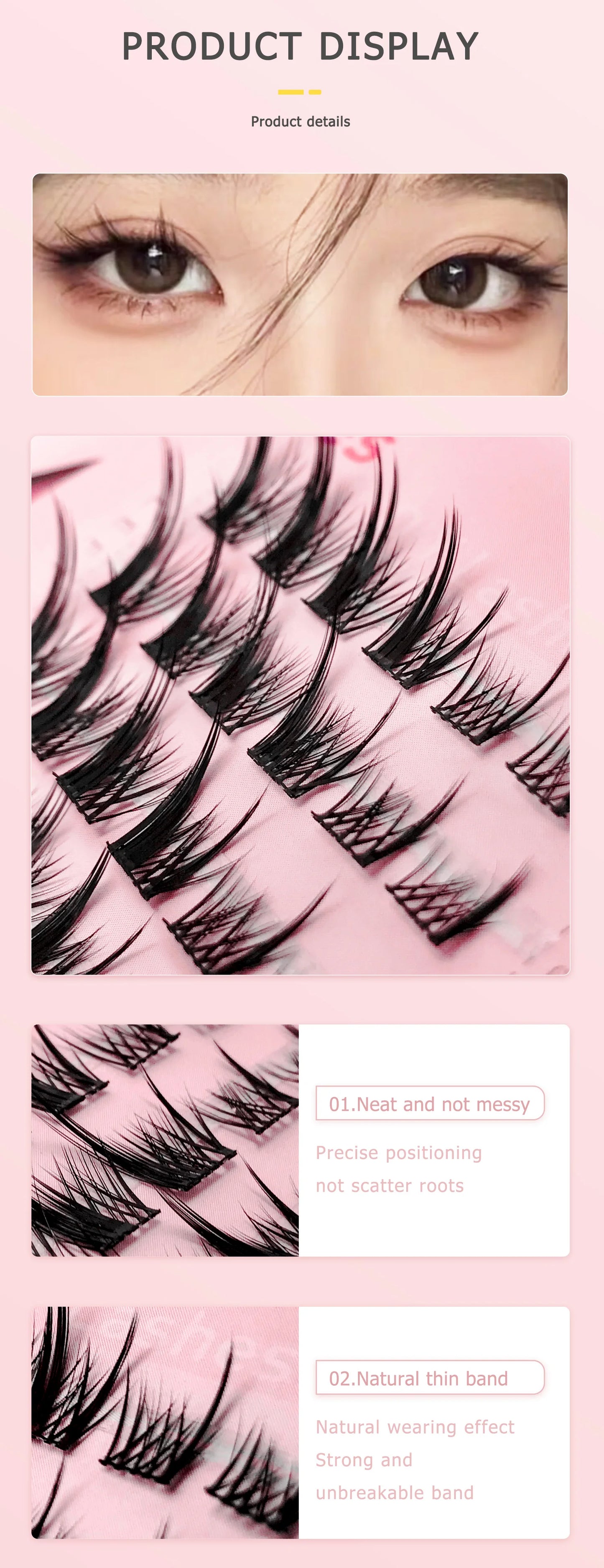 Puppy Lashes Fox Series – segmenterade lösögonfransar