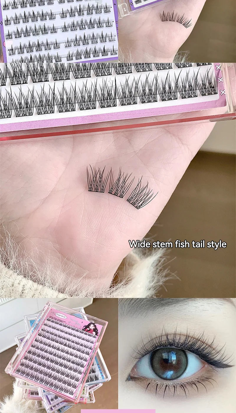 Gege Bear no-glue lösögonfransar – enkel 3-stegs applicering