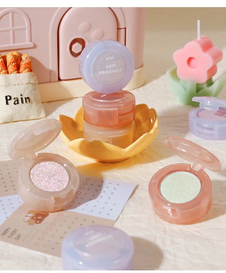 Diamond Glitter Eyeshadow – vattenfast singelögonskugga med intensiv glans & lång hållbarhet