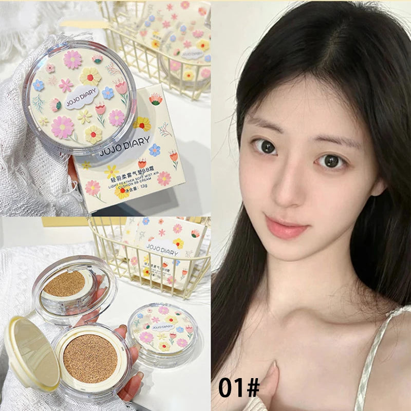 NekoGlow BB Cushion Foundation – kawaii air cushion för flawless hud