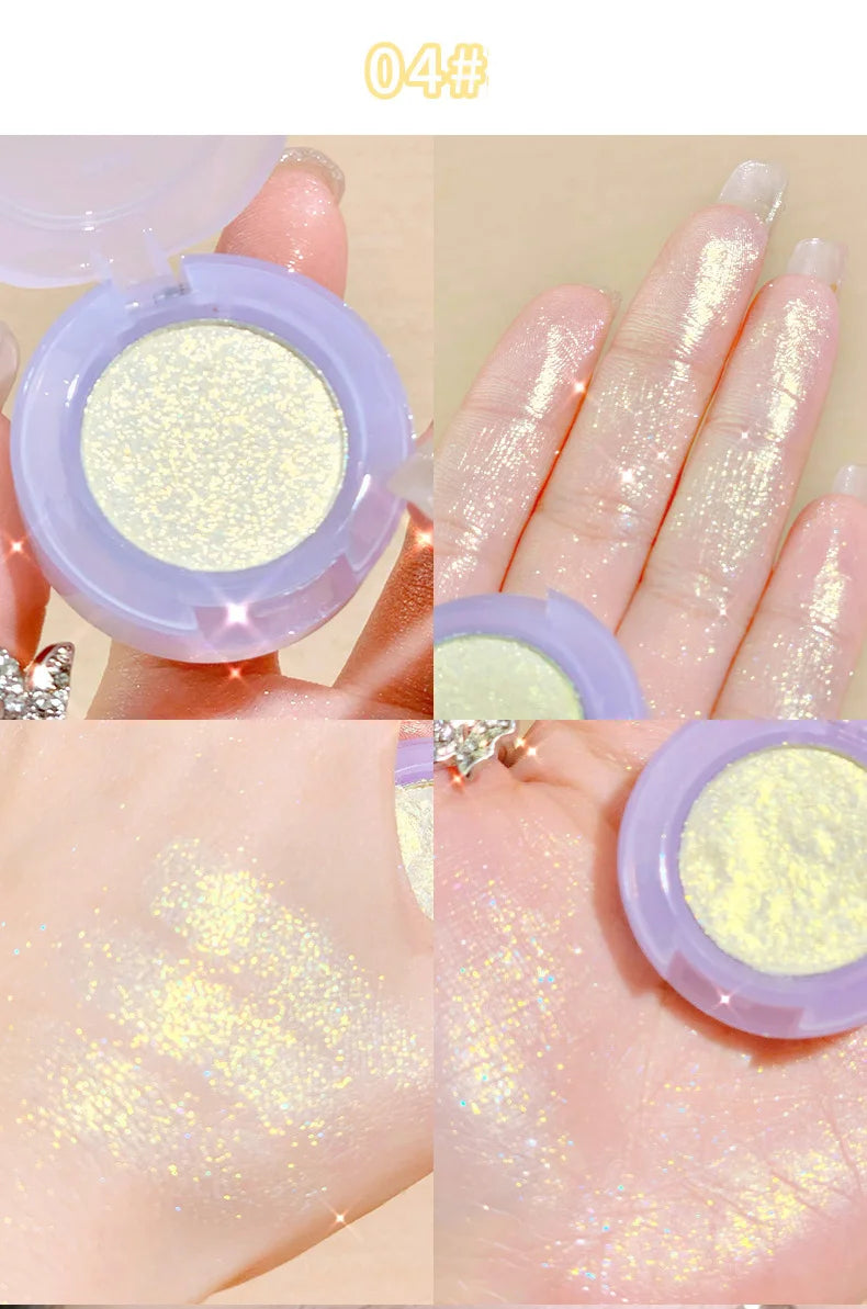 Diamond Glitter Eyeshadow – vattenfast singelögonskugga med intensiv glans & lång hållbarhet