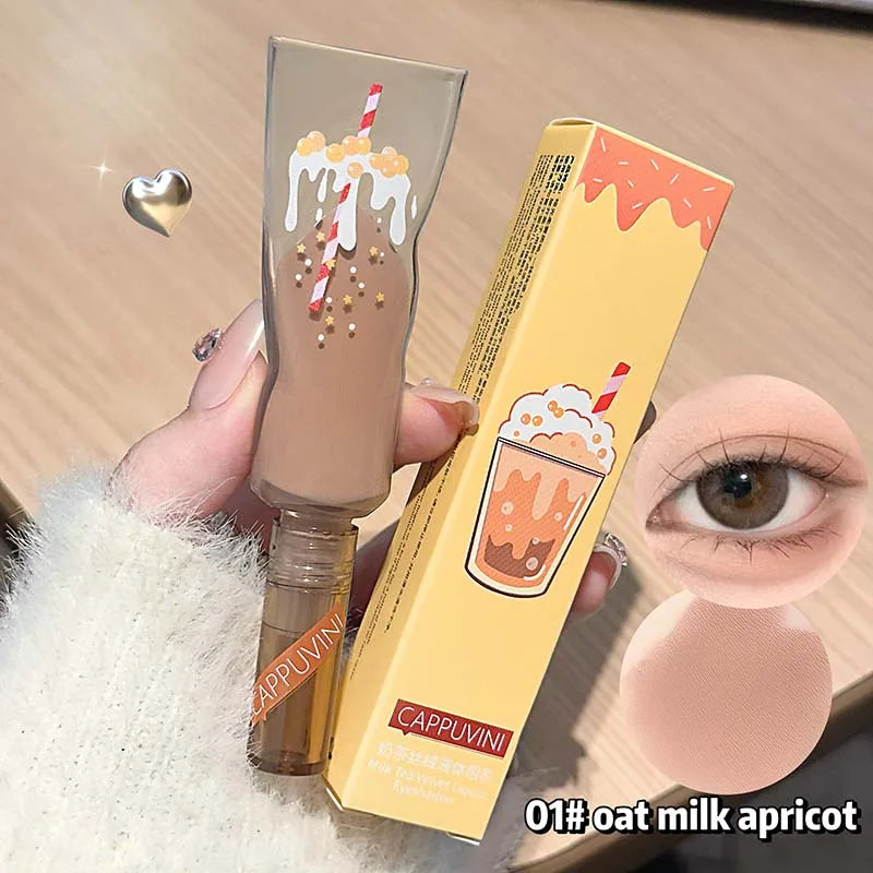 Milk Tea – flytande matt ögonskugga