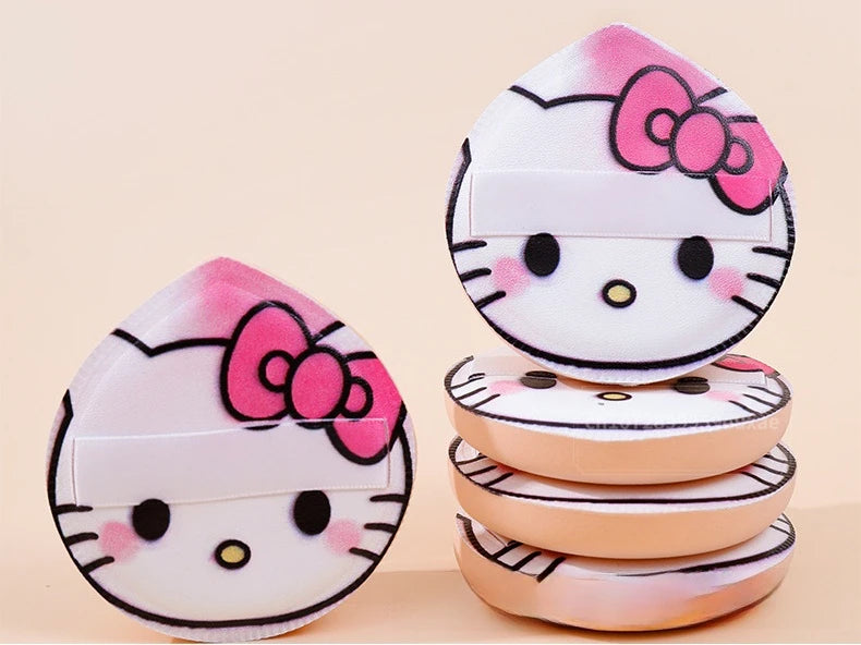 Hello Kitty Makeup Sponge 4-pack – supermjuk puff för foundation & BB-cream
