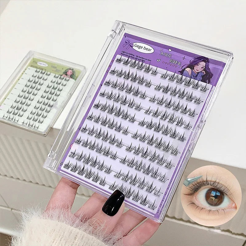 Gege Bear no-glue lösögonfransar – enkel 3-stegs applicering