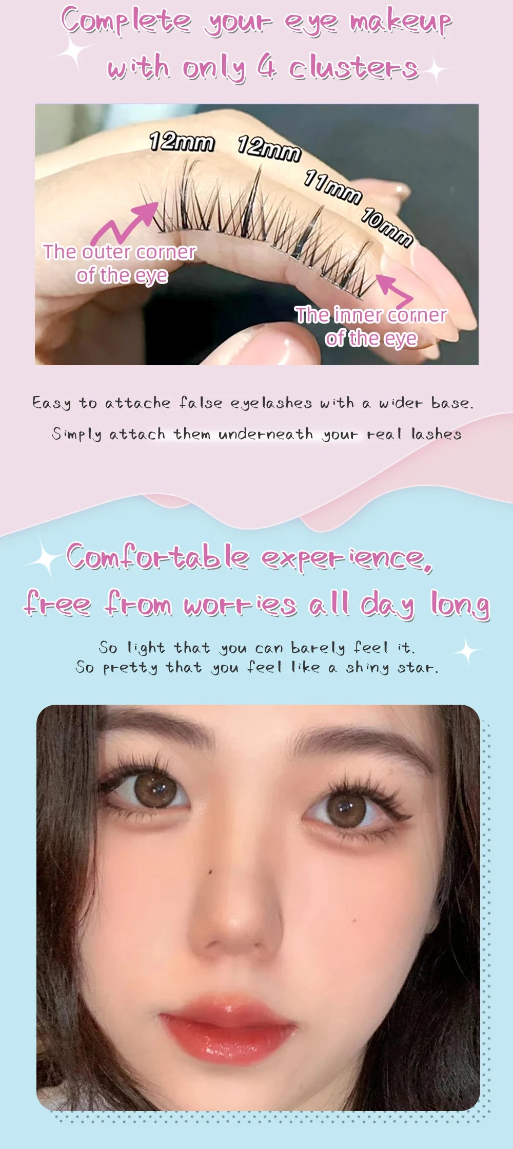 Manga Lashes – dolly & cat eye klusterfransar