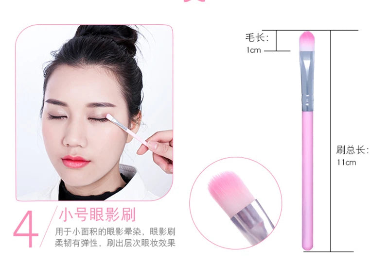 Sanrio Hello Kitty sminkborstset – kawaii makeupborstar