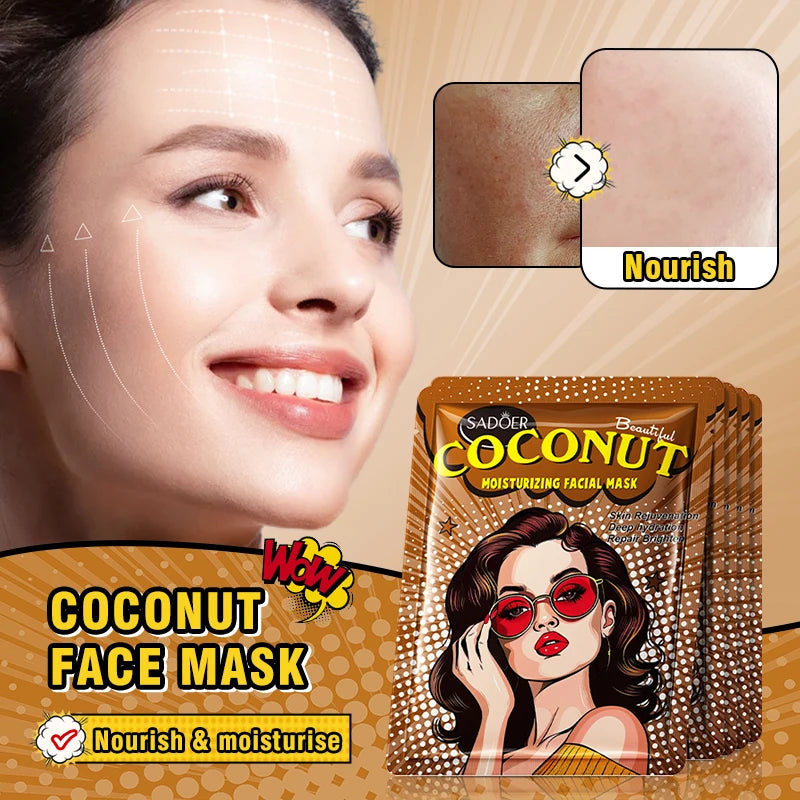 Beauty Fruits ansiktsmasker 8-pack – återfuktande, lystergivande & uppstramande sheet masks