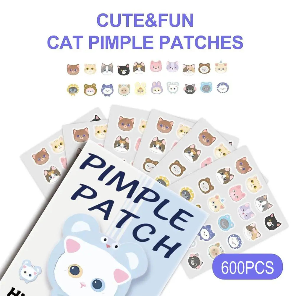 Kawaii Cat Acne Patches – söta kattformade acneplåster