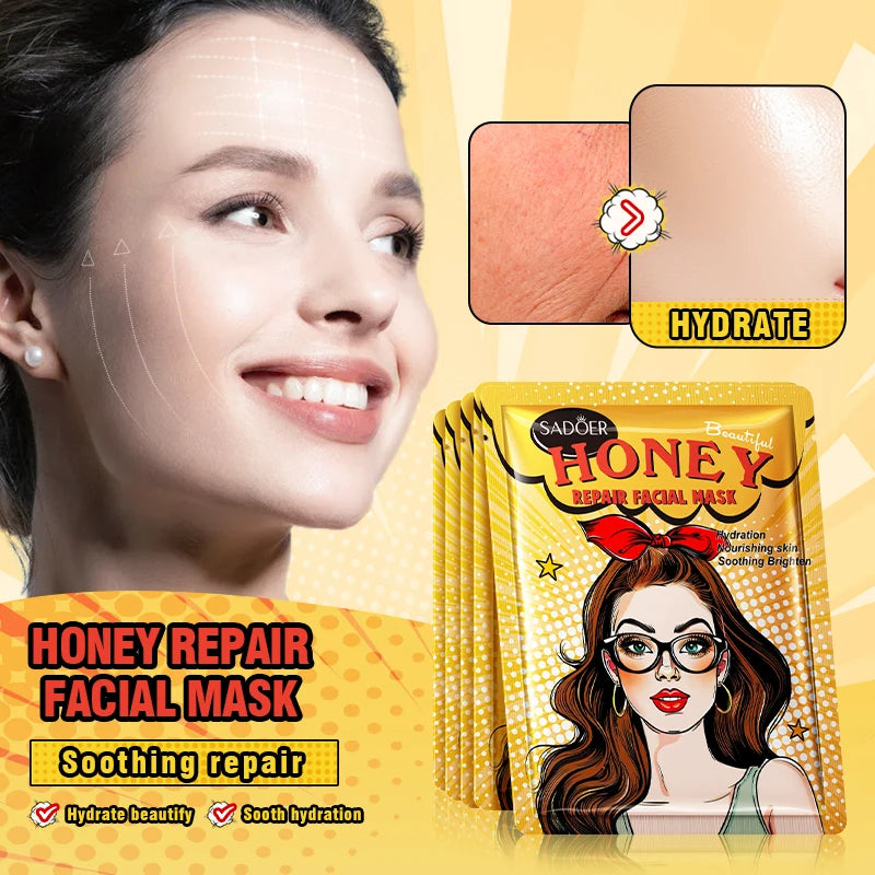 Beauty Fruits ansiktsmasker 8-pack – återfuktande, lystergivande & uppstramande sheet masks