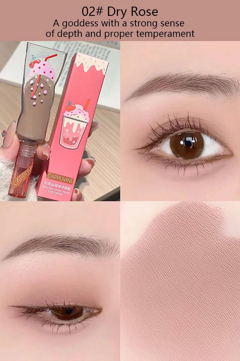 Milk Tea – flytande matt ögonskugga