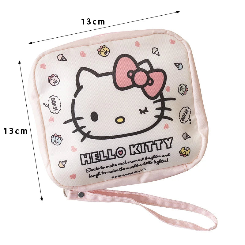 Kawaii Hello Kitty & Kuromi Makeup Bag – söt sminkväska för vardag & resa