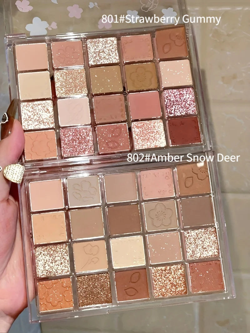 Evening Cherry Dance – 20-färgs ögonskuggspalett