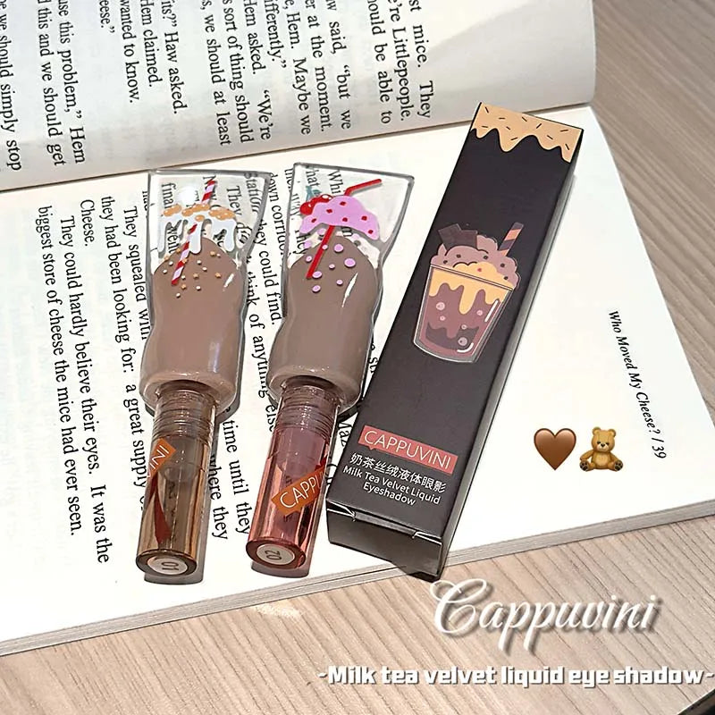 Milk Tea – flytande matt ögonskugga