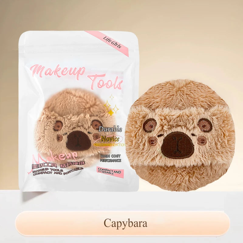 Cute Plush Powder Puff – mjuk puff för flawless finish