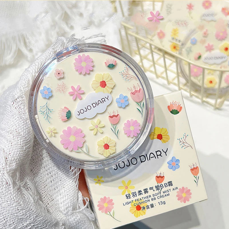 NekoGlow BB Cushion Foundation – kawaii air cushion för flawless hud