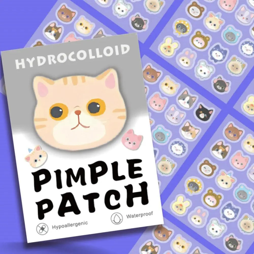 Kawaii Cat Acne Patches – söta kattformade acneplåster