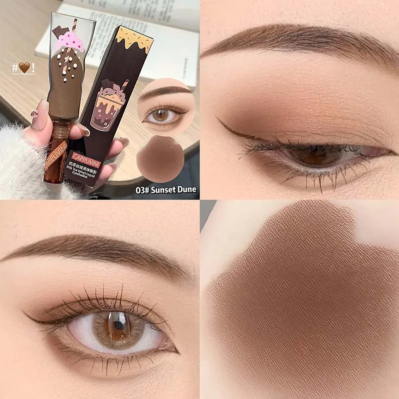 Milk Tea – flytande matt ögonskugga