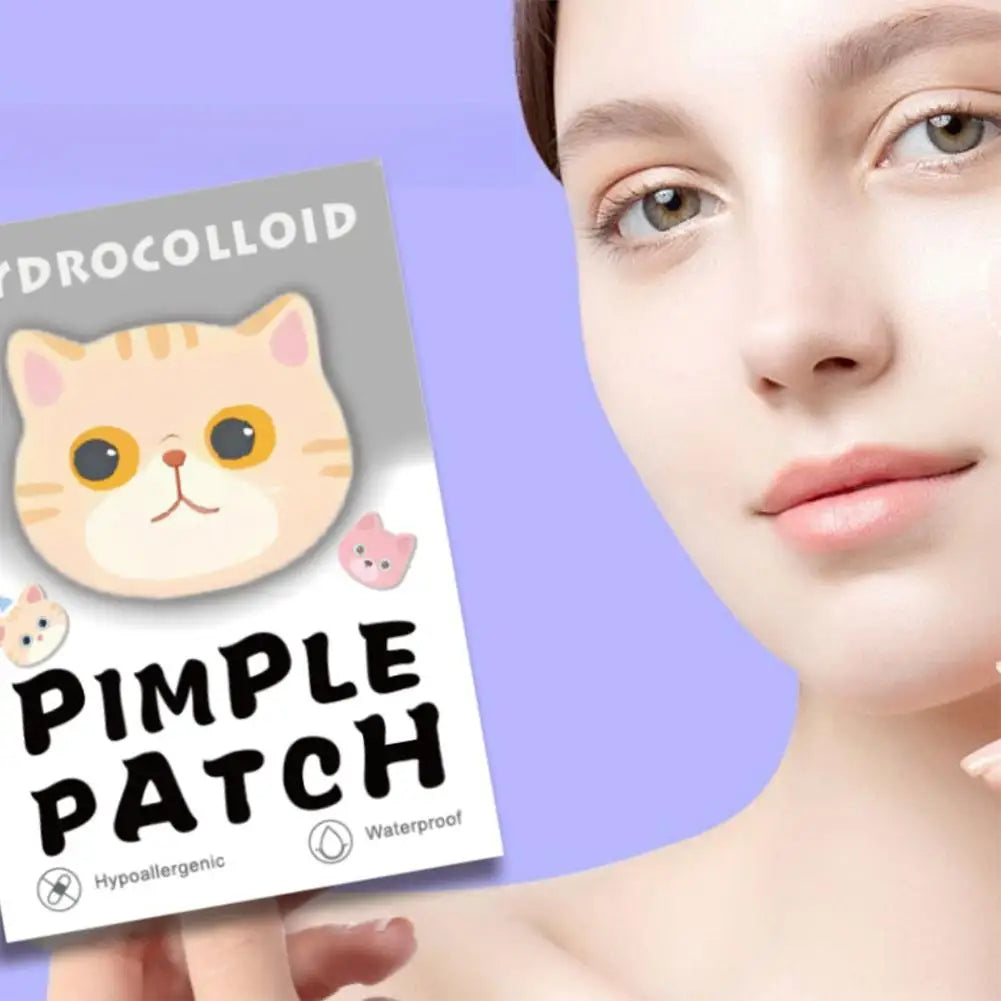 Kawaii Cat Acne Patches – söta kattformade acneplåster