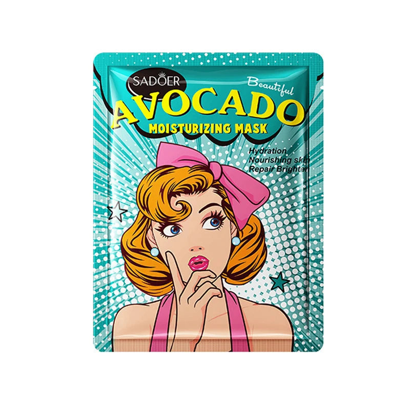 Beauty Fruits ansiktsmasker 8-pack – återfuktande, lystergivande & uppstramande sheet masks