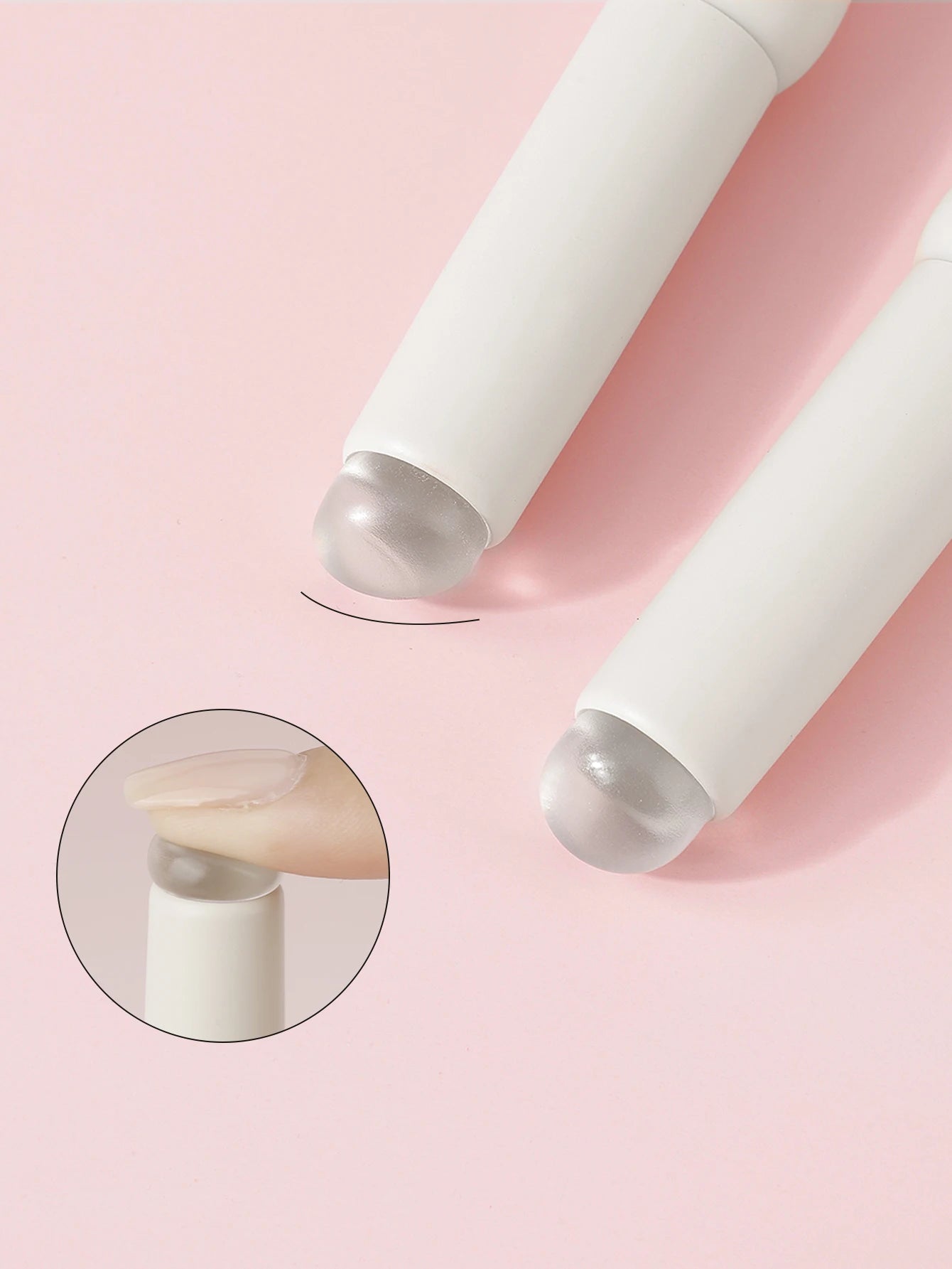 Katt-tass läppborste i silikon – gulligt sminkverktyg för jämn applicering