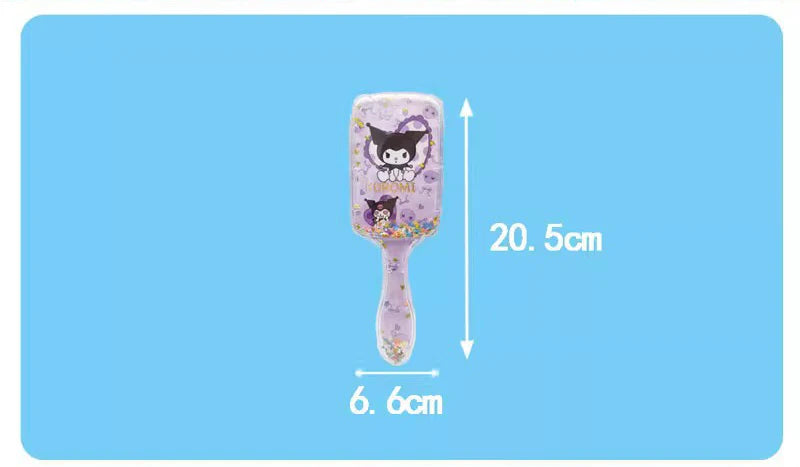 Sanrio air cushion-hårborste – kawaii massageborste med My Melody, Kuromi & Hello Kitty