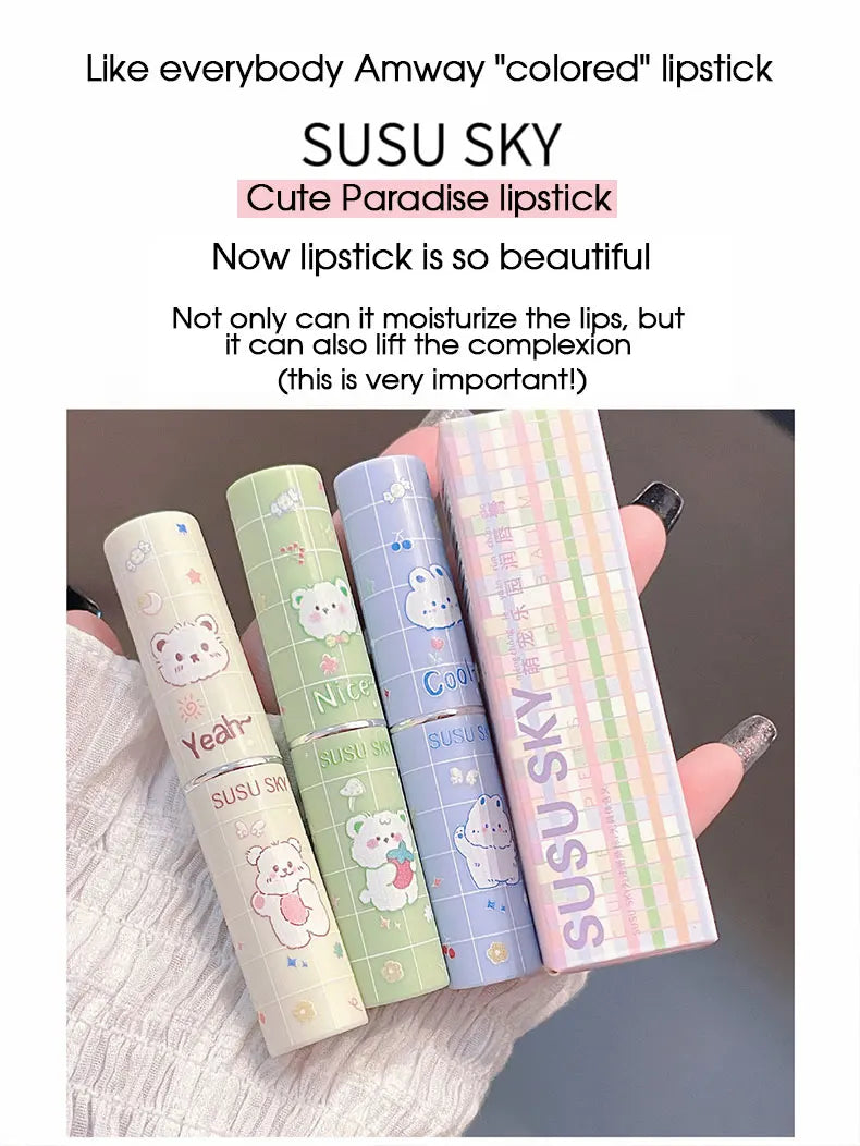 Cute Paradise Lipstick – återfuktande läppstift med färg & vård i ett