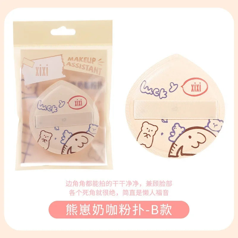 Söta cartoon makeup-sponges – air cushion BB cream puff, mjuk & flexibel för foundation & concealer