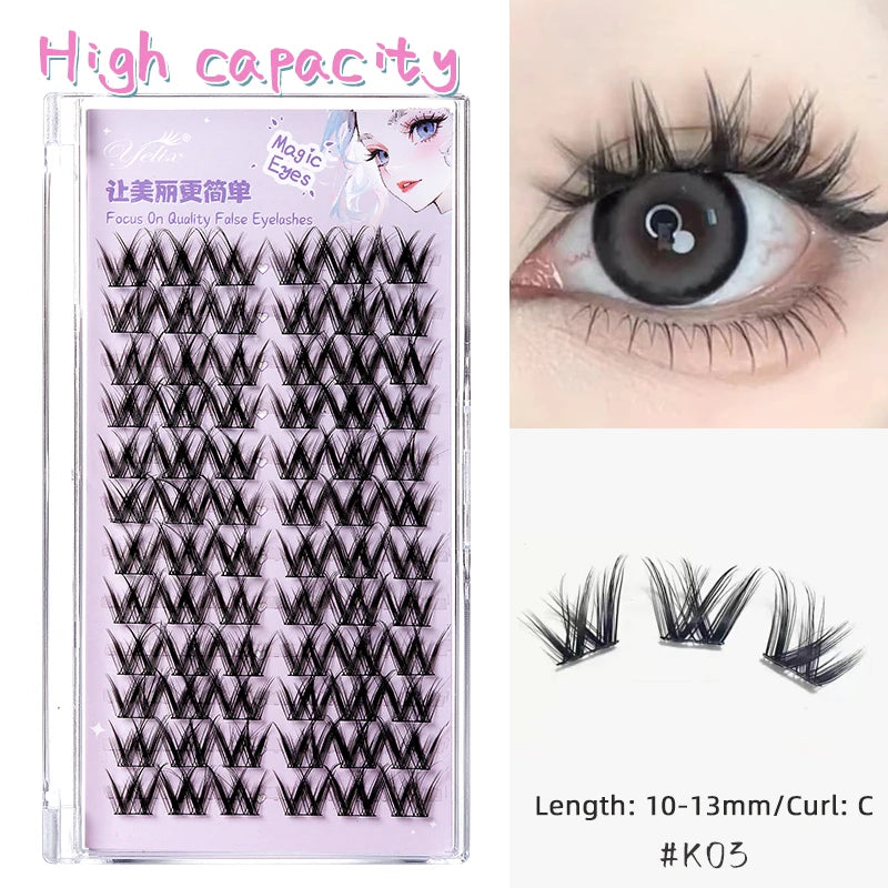 Manga Lashes – dolly & cat eye klusterfransar