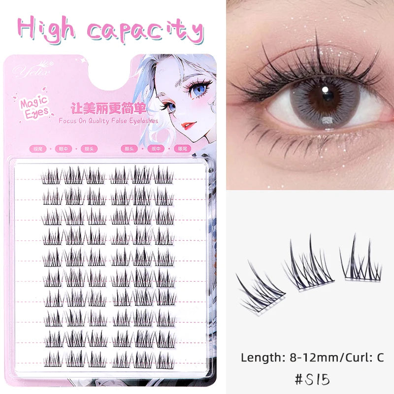 Manga Lashes – dolly & cat eye klusterfransar