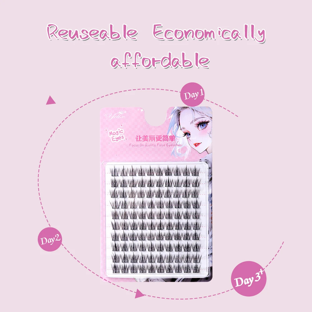 Manga Lashes – dolly & cat eye klusterfransar