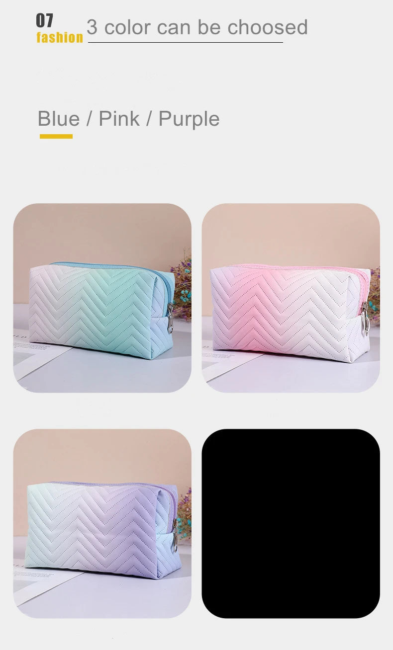 NekoGlow – Pastel Dream Cosmetic Bag
