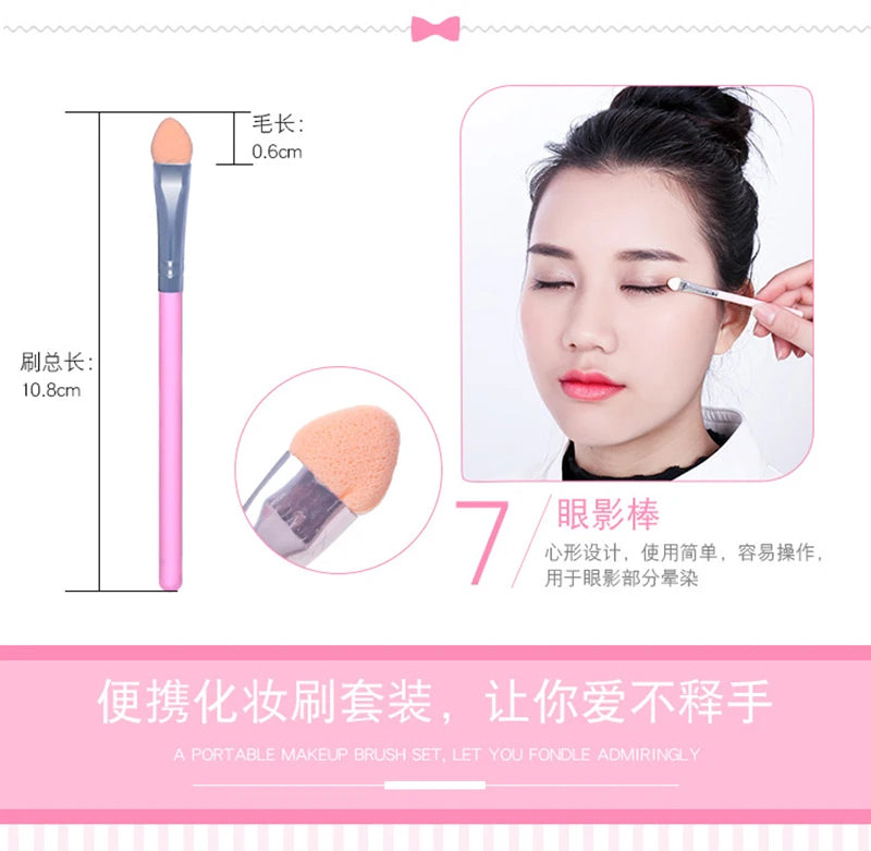 Sanrio Hello Kitty sminkborstset – kawaii makeupborstar