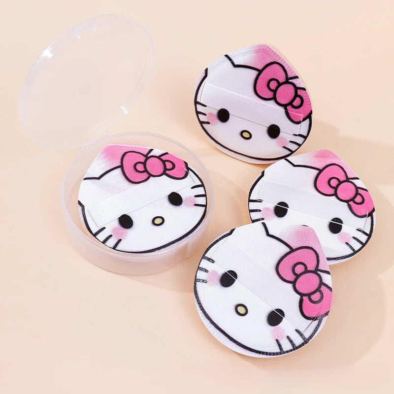 Hello Kitty Makeup Sponge 4-pack – supermjuk puff för foundation & BB-cream