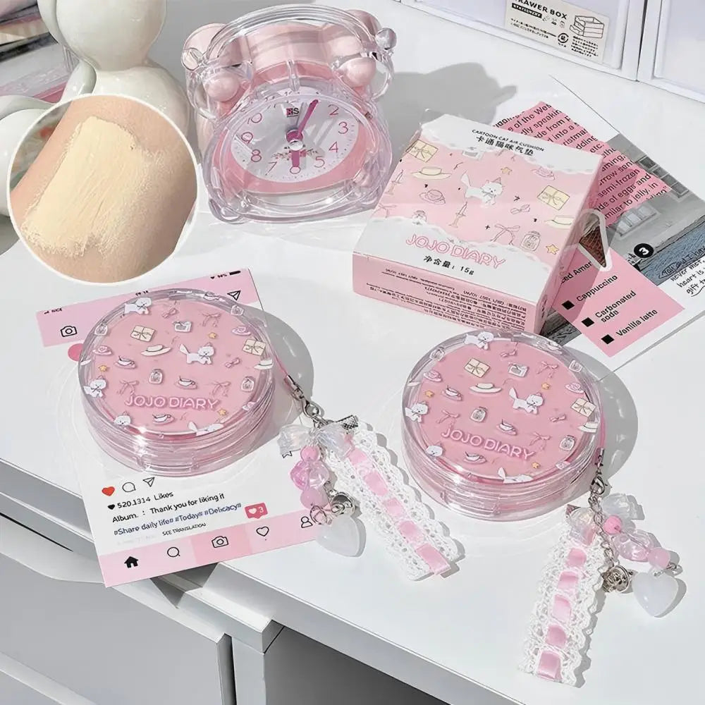 Diary Cat Air Cushion BB Cream – långvarig fukt, oljekontroll & concealer i söt design