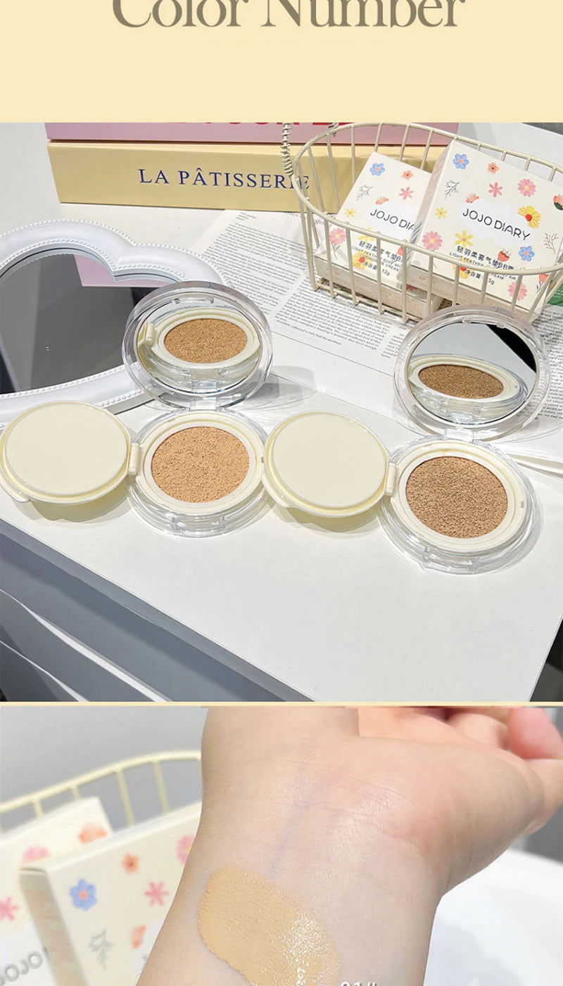 NekoGlow BB Cushion Foundation – kawaii air cushion för flawless hud