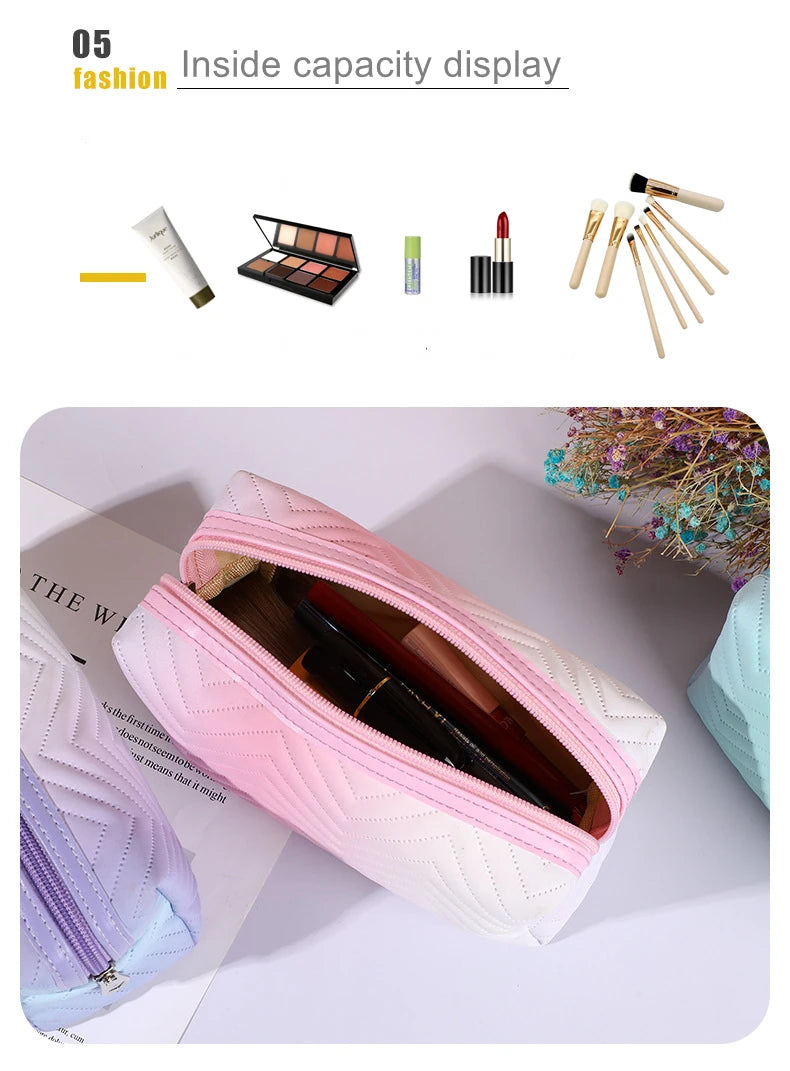 NekoGlow – Pastel Dream Cosmetic Bag