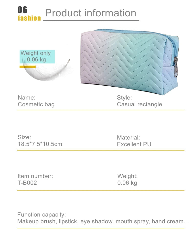 NekoGlow – Pastel Dream Cosmetic Bag