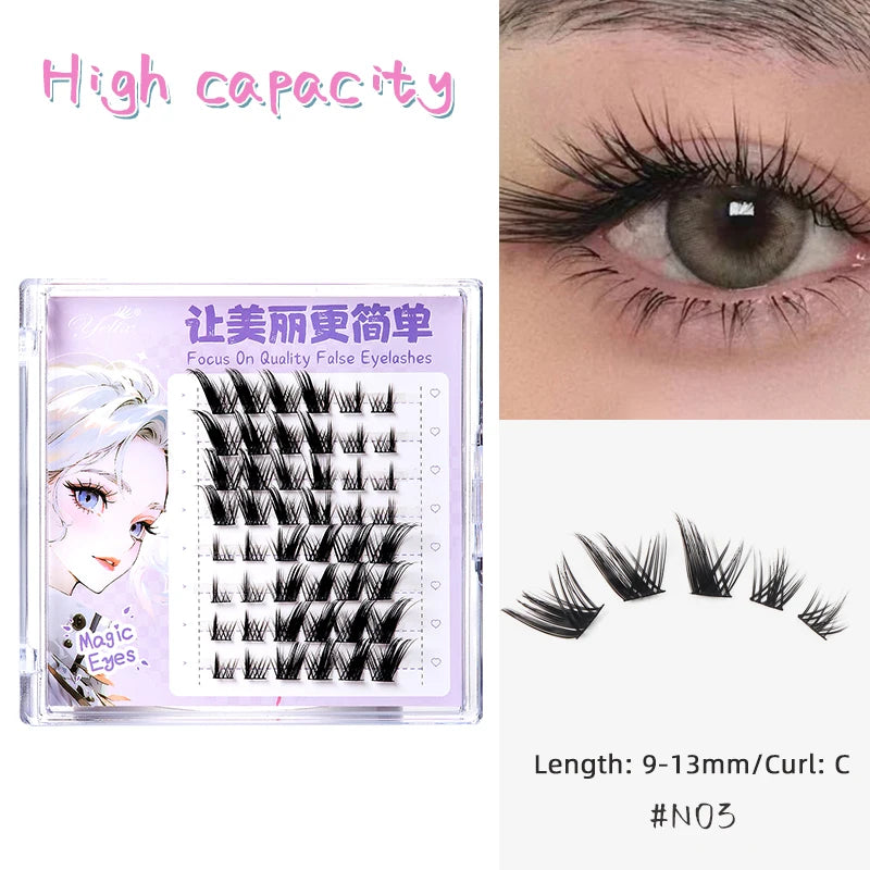 Manga Lashes – dolly & cat eye klusterfransar