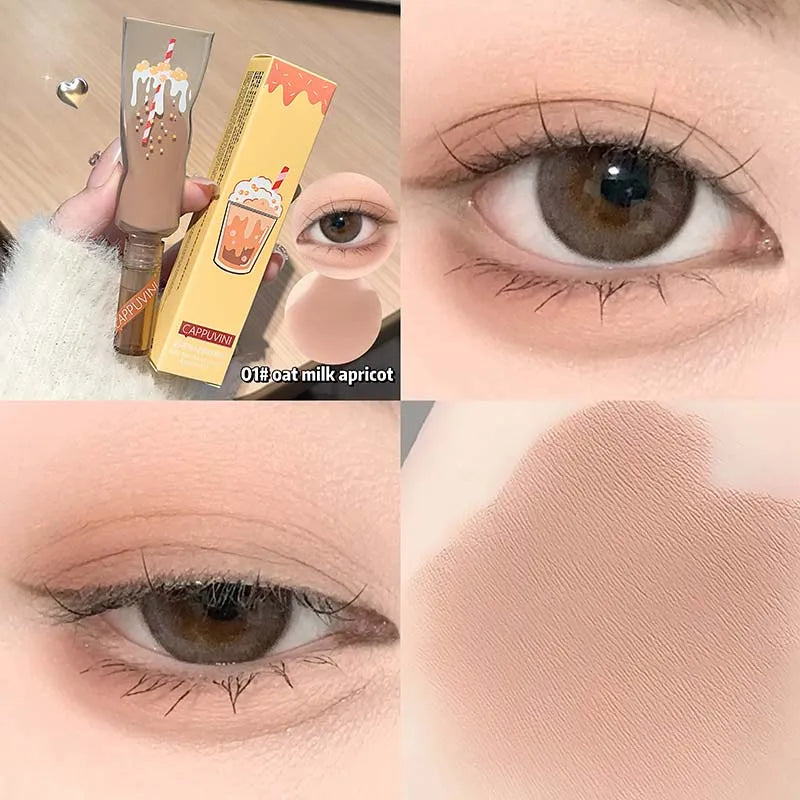 Milk Tea – flytande matt ögonskugga