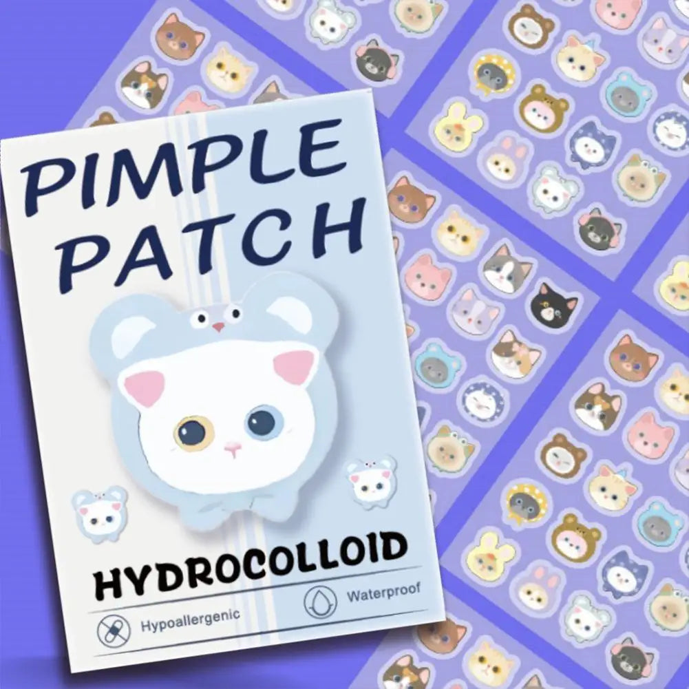Kawaii Cat Acne Patches – söta kattformade acneplåster