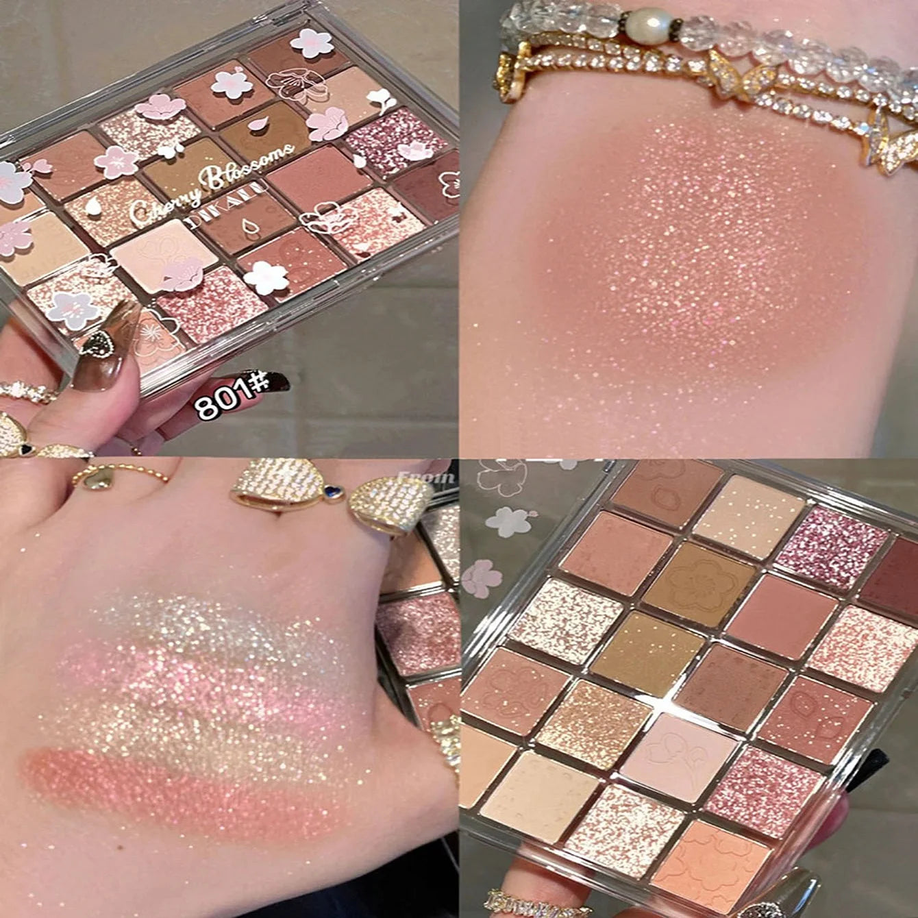 Evening Cherry Dance – 20-färgs ögonskuggspalett