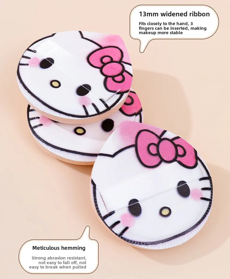 Hello Kitty Makeup Sponge 4-pack – supermjuk puff för foundation & BB-cream
