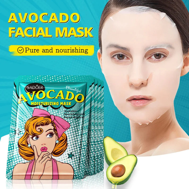 Beauty Fruits ansiktsmasker 8-pack – återfuktande, lystergivande & uppstramande sheet masks