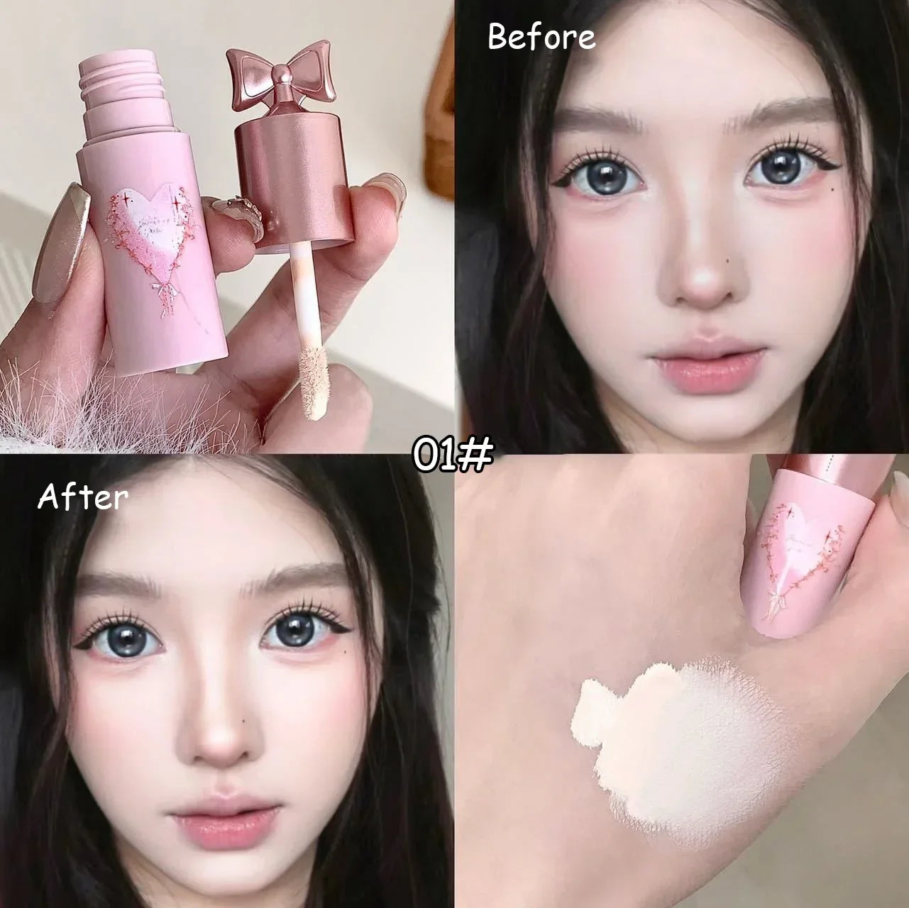 Täckande, återfuktande & matt concealer